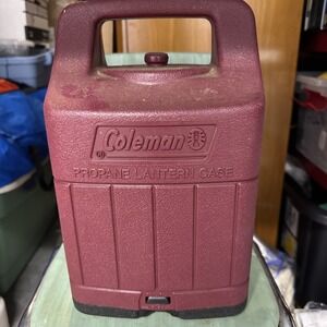 Coleman Propane Lantern Carry Case ONLY Fits 5154A 5151 5152 Burgundy